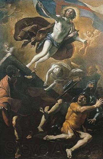 Giovanni Lanfranco Giovanni Lanfranco, Resurrection Norge oil painting art